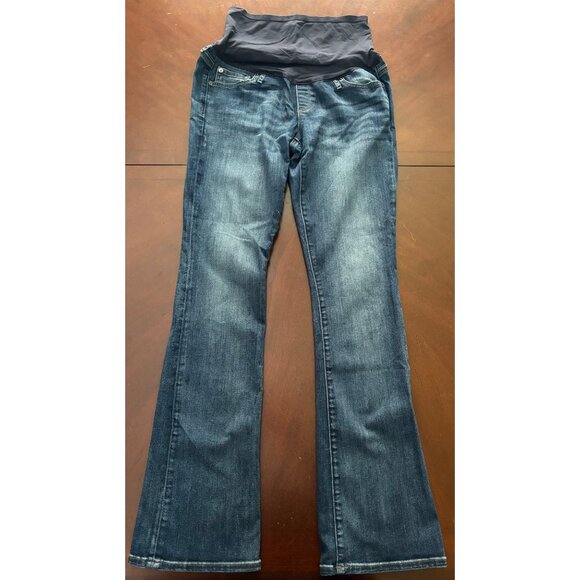 GAP Maternity Bundle of 2 Baby Boot Bootcut Jeans Size 8 Like New - Picture 5 of 14